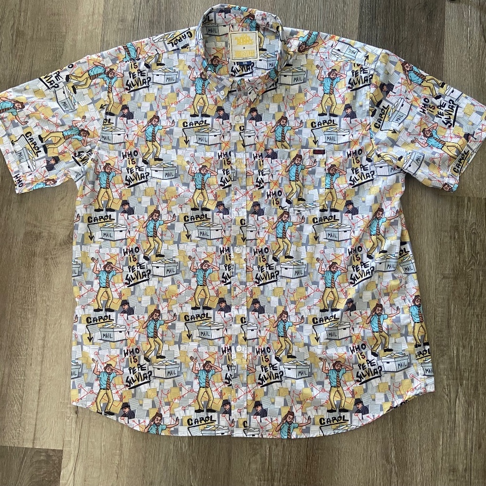 RARE It’s Always Sunny in Philadelphia RSVLTS  “Who is Pepe Silvia” 3XL shirt